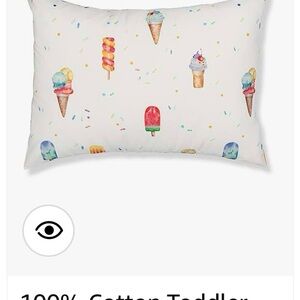 Ice Cream Print Kids Pillow Case -crib pillow